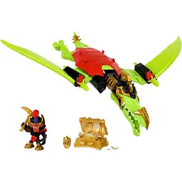 Ігровий набір Treasure X Dino Gold Динозавр та Птеродактиль зі скарбами Золото динозаврів (123114) - мініатюра 2