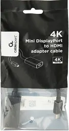 Адаптер-перехідник 0,15м Mini DisplayPort to HDMI Cablexpert - мініатюра 2