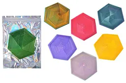 Шестикутник 3D-антистрес мікс, зип пакет
