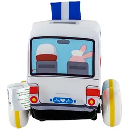 Іграшка текстильна Baby Team Машинка Швидка допомога (8420) - мініатюра 2