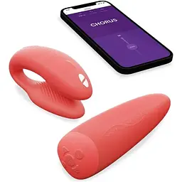 Вібратор We-Vibe Chorus Crave Coral (SO6920) [108463] - мініатюра 8
