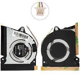 Вентилятор для ноутбука ASUS ROG Zephyrus G14 GA401II (CPU FAN) GA401IH GA401IU GA401IV 12v (13NR03F0AP0101) (Кулер)