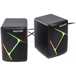 Акустична система Maxxter CSP-U004RGB USB Black (CSP-U004RGB)