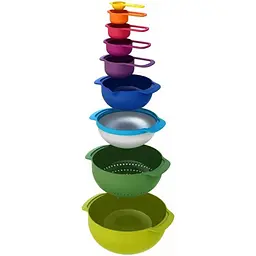 Набір кухонних мисок Joseph Joseph Nest Plus 9 шт. (40080) - мініатюра 3