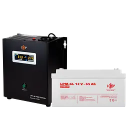 Комплект резервного живлення для котла LP (LogicPower) ДБЖ + гелева батарея (UPS W500VA + АКБ GL 780W)