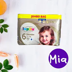 Підгузки Lupilu Premium Jumbo Bag 6 15+кг 76шт