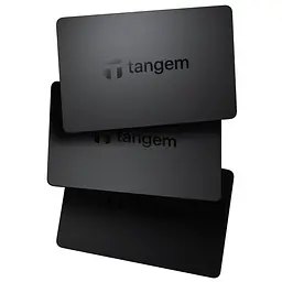 Криптогаманець Tangem Wallet 2.0 набір з 3 карток Black (TG128X3-B)