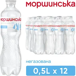 Мінеральна вода Моршинська негазована 0.5 л - мініатюра 4