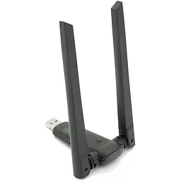 Бездротовий мережний адаптер Voltronic Wi-Fi-USB LV-UAC23D, RTL8811CU, з подвійною антеною, 802.11 a/с, 600Mbps, Box - мініатюра 4