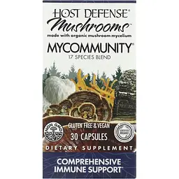 Підтримка імунітету комплекс із 17 грибів Fungi Perfecti Mushrooms Comprehensive Immune Support 30 капсул - мініатюра 2