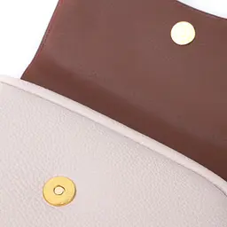 Красива сумка жіноча з клапаном з натуральної шкіри Vintage 22431 біла - мініатюра 7