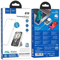 Портативна батарея Hoco Q10 5000 mAh White - мініатюра 5
