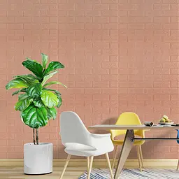 3D панель Sticker Wall самоклеюча 700x770x3мм цегла Пудра SW-00001716 - мініатюра 5