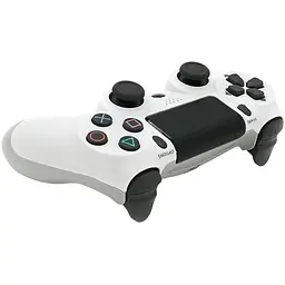 Геймпад Brazzers бездротовий для PS4 Wireless DualShock 4 роз'єм для навушників LED light bar White 3.7V 600 mAh Blister-box