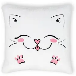 Подушка декоративна Котик FWPPILLOWCAT22WT0, 12 см