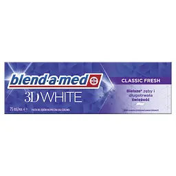Зубна паста Blend-a-med 3D White Класична свіжість 75 мл - мініатюра 3