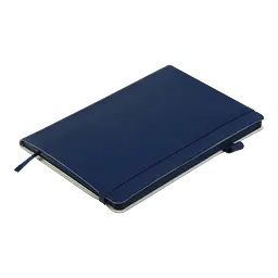 Блокнот діловий Buromax Logo2U Brief А5 96 арк. в крапку обкладинка штучна шкіра синій (BM.295304-02) - мініатюра 3