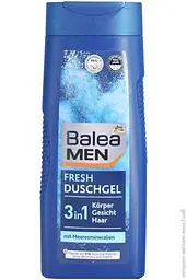 Гель для душу чоловічий освіжаючий Balea men fresh 3в1 300мл.