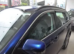 Дефлектори вікон вітровики для Peugeot 508 2011- Combi З Молдингом Хром