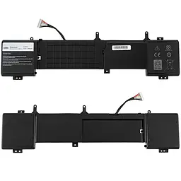 Батарея для ноутбука Dell 6JHDV (Alienware 17 R2 Alienware 17 R3 P43F) 14.8V 4400mAh Чорний - мініатюра 2