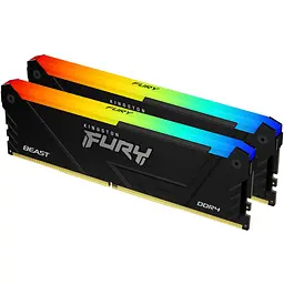 Модуль пам'яті DDR4 Kingston FURY Beast RGB 2x8GB 3200 MHz (KF432C16BB2AK2/16WP) [148740]
