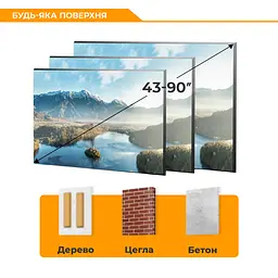 Кронштейн UniBracket Slim64 43" - 90" - мініатюра 6