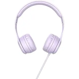 Навушники-гарнітура Hoco with mic Graceful Charm W21 бузкова - мініатюра 4
