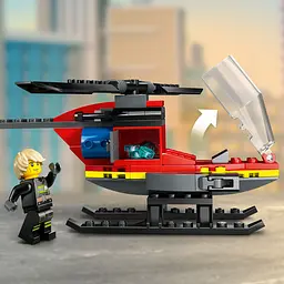 Конструктор LEGO City Пожежний рятувальний гелікоптер 85 деталей (60411) - мініатюра 7