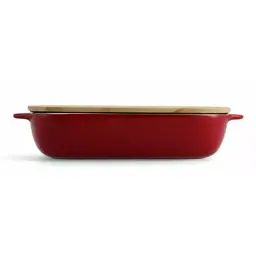 Форма для випікання KitchenAid з кришкою керамогранітна 3,8 л Червона (CC006108-001) - мініатюра 2