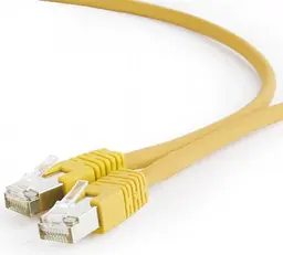 Патч-корд 5м S/FTP Cat 6A CU LSZH yellow Cablexpert (PP6A-LSZHCU-Y-5M)
