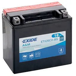 Акумулятор автомобільний Exide 18Ah Ев (-/+) (230EN) (ETX20CH-BS)