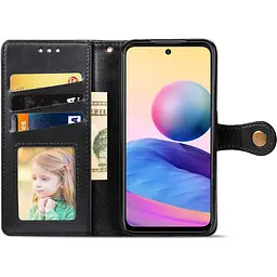 Чохол-книжка GETMAN Gallant [PU] для Xiaomi Redmi Note 10 5G / Poco M3 Pro [Black] [59754] - мініатюра 4