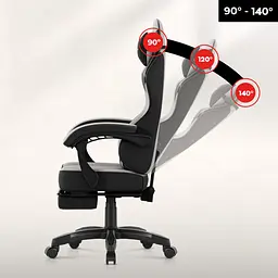 Комп'ютерне крісло Huzaro Force 3.7 Grey тканина - мініатюра 6