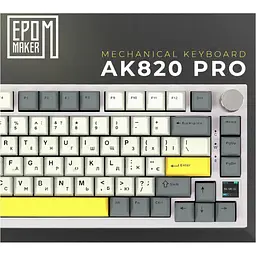 Клавіатура Epomaker Ajazz AK820 Pro Flying Fish Switch White AK820-PRO-W-FF [128080] - мініатюра 7