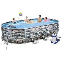 Басейн каркасний Bestway 56719 (610-366-122см) 20241 л - мініатюра 2