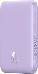 Портативний акумулятор Baseus Magnetic Mini Air Wireless 20W 6000mAh purple (P10059002513-00) - мініатюра 3