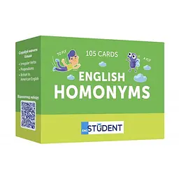 Настільна гра English Student Картки для вивчення англійських слів English Student Homonyms укр. (591226038)