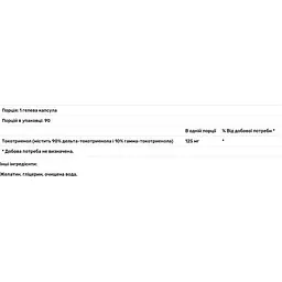 Дельта-фракція токотріенол Nutricology Delta-Fraction Tocotrienols 125 мг 90 капсул (ARG-56670) - мініатюра 4