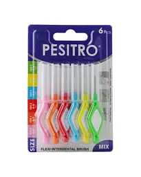 Набір міжзубних йоржиків Pesitro Flexi Mix ( від 0.6 до 1.6 мм), 6 шт - мініатюра 3