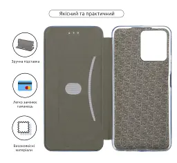 Чохол-книжка ArmorStandart G-Case для Realme C30s Blue - мініатюра 3