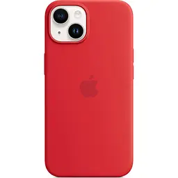 Чохол протиударний силіконовий Silicone Case MPRW3ZE/A MagSafe (Original) для Apple iPhone 14 (6.1") Red - мініатюра 7