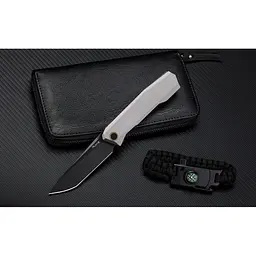 Ніж складаний туристичний Ruike P166-AК, (9.2 см) 14C28N/Aluminum сірий - мініатюра 9