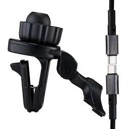 Холдер Mcdodo Prism Series Magnetic Wireless Charger Car Mount CH-2340 Сірий - мініатюра 3