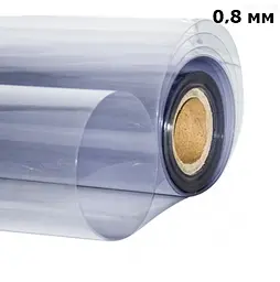М'яке скло у рулонах Soft Glass Силіконова скатертину для меблів Шир.1,0 м - 30м (товщина 0,8 мм) Матова - мініатюра 4
