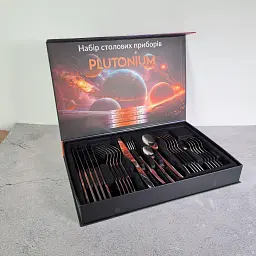 Набір столових приборів Gusto Plutonium 24 шт (GT-SFKS02-24) - мініатюра 6