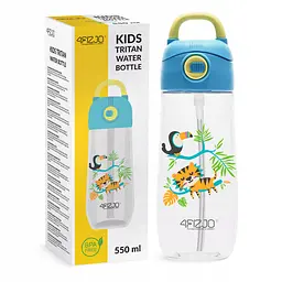 Пляшка для води дитяча 4FIZJO 550 мл Mix (P-5905973403702) - мініатюра 3