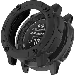 Чохол-бампер DK для Garmin Instinct 2X Силікон Outlines (black)