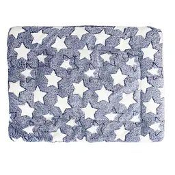 Плед для тварин Soft Pet Bed Cushion 70х90 см Blue W Star