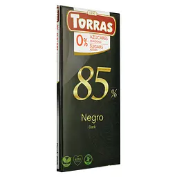 Шоколад чорний Torras какао 85% без цукру 75 г - мініатюра 2