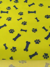 Килимок для собак Vetbed Paws&Bones лайм 160х100 см (VB-037-1) - мініатюра 2